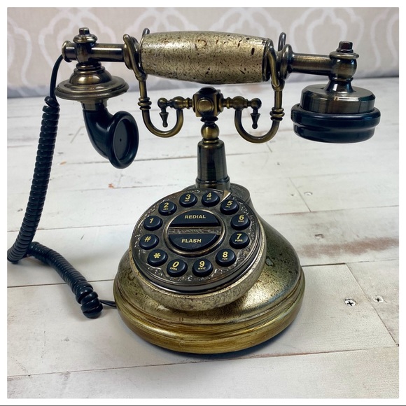 Other - Vintage Old Push Button Telephone For Decor